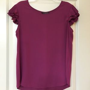 Banana Republic Factory burgundy blouse